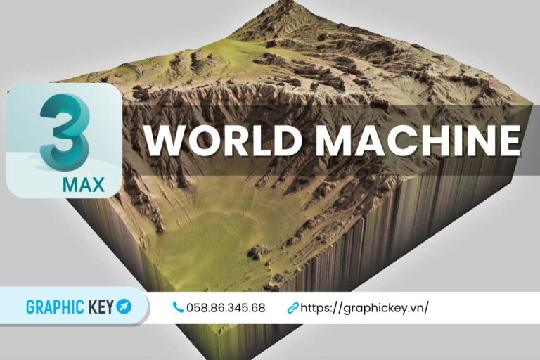 công cụ tạo địa hình núi đá, hang động chất lượng như 3DsMax