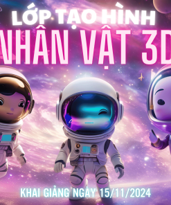 Lớp tạo hình nhân vật 3D - Graphic Key