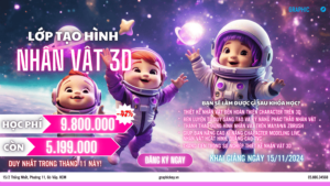 Lớp tạo hình nhân vật 3D - Graphic Key