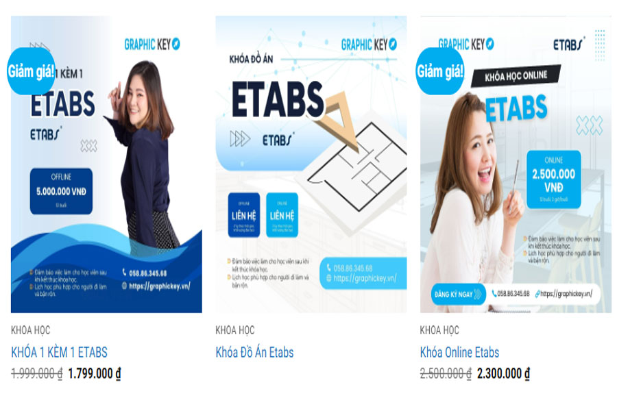 Graphic Key có 2 hình thức học nên rất linh hoạt cho học viên