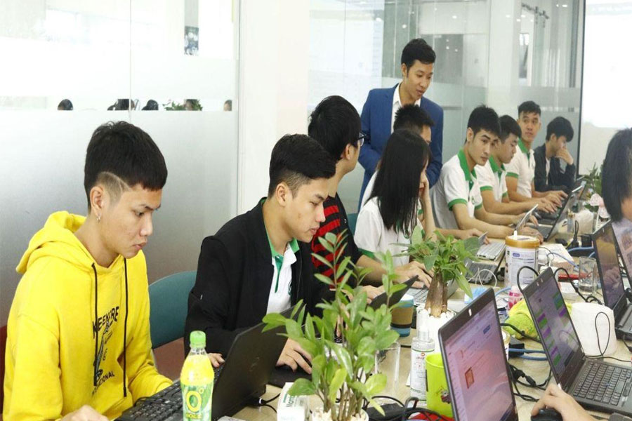 Học viên khóa đồ án Capcut TPHCM tại Graphic Key