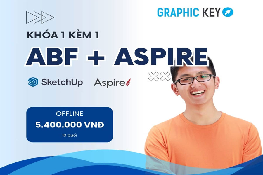 Khóa học 1 kèm 1 ABF + ASPIRE tại Graphic Key