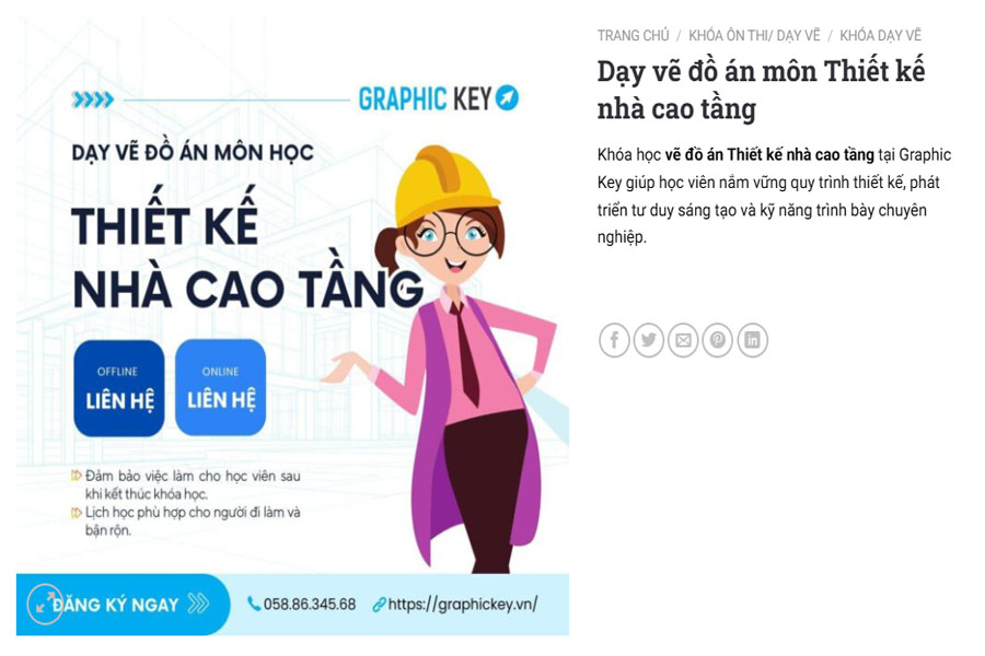 Khóa học đồ án môn thiết kế nhà cao tầng