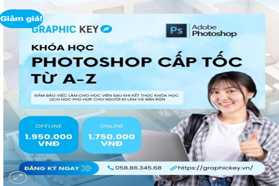 Khóa học làm quen với Photoshop của Graphic Key