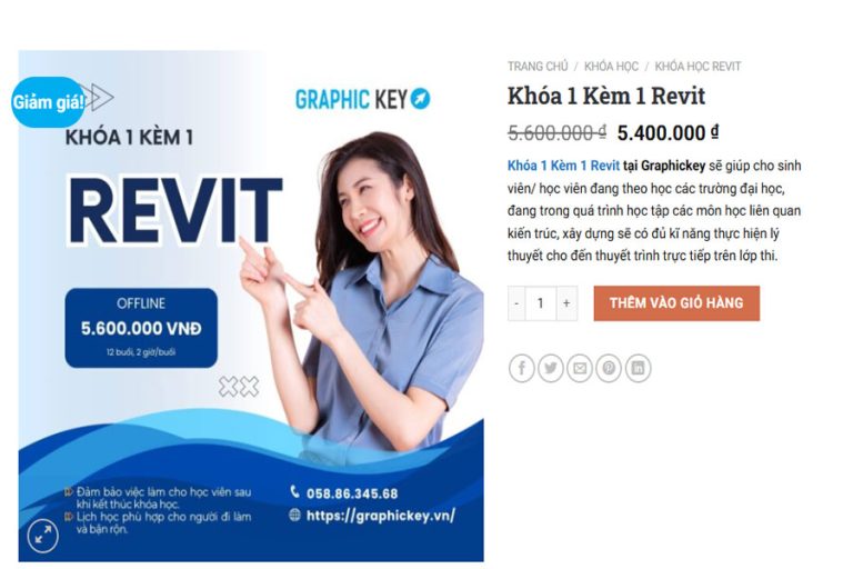 Khóa học Revit thực chiến TPHCM 1 kèm 1 của Graphic Key