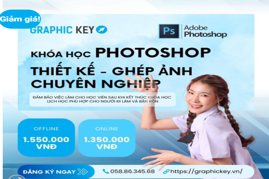 Nâng cao thiết kế với khóa học Photoshop tại Graphic Key