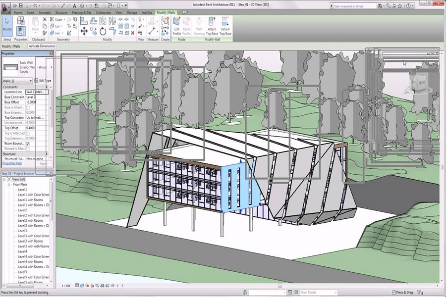 Thiết kế mô hình kiến trúc 3D bằng Revit Architecture