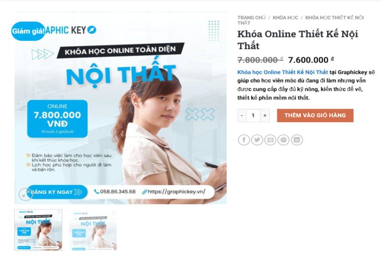 Học thiết kế nội thất ở Thủ Đức qua hình thức online của Graphic Key