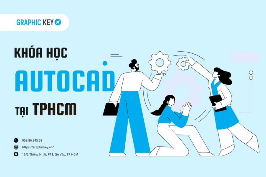 Khóa học AutoCAD 2D TPHCM của Graphic Key