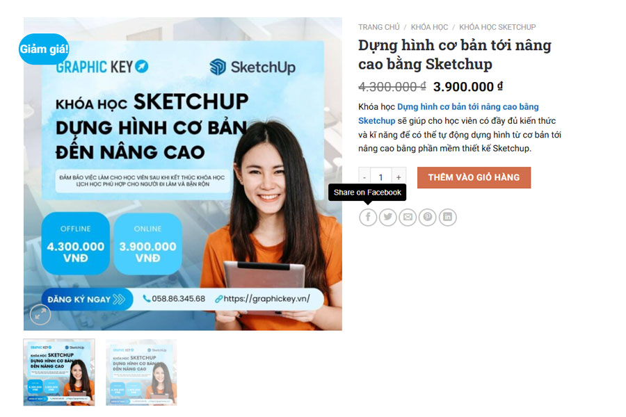 Nhiều học viên lựa chọn khóa học thiết kế SketchUp TPHCM của Graphic Key