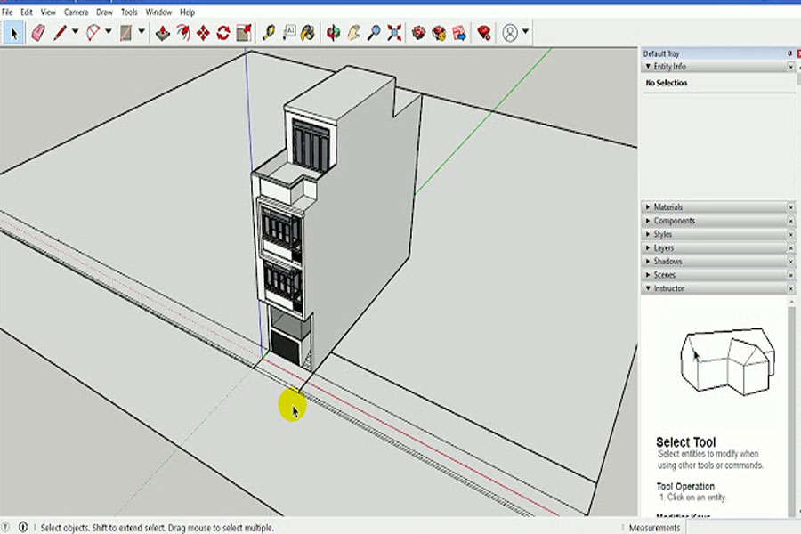 Dựng và quản lý mô hình bằng SketchUp
