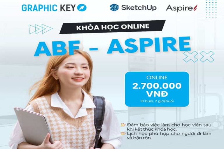 Khóa học ABF ASPIRE TPHCM online của trung tâm Graphic Key