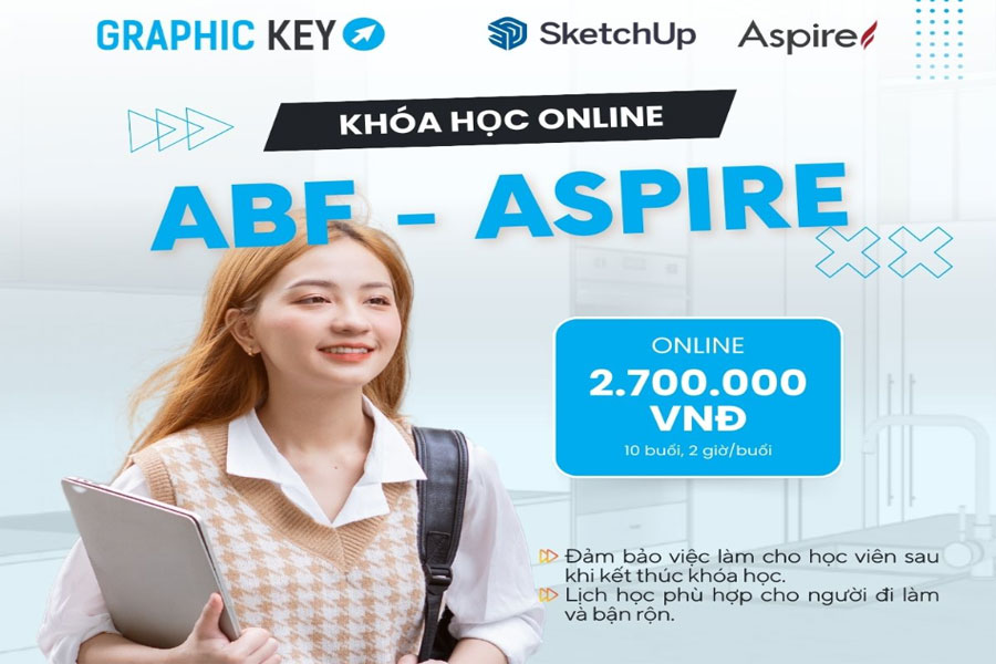 Khóa học ABF ASPIRE TPHCM online của trung tâm Graphic Key