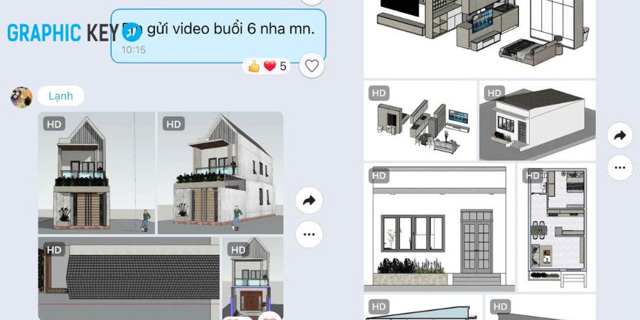 8 buổi đầu học dựng hình sketchup