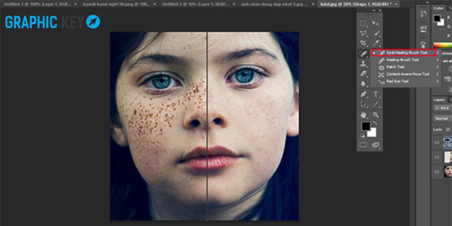 Buổi học thứ 3 học về kỹ năng retouch