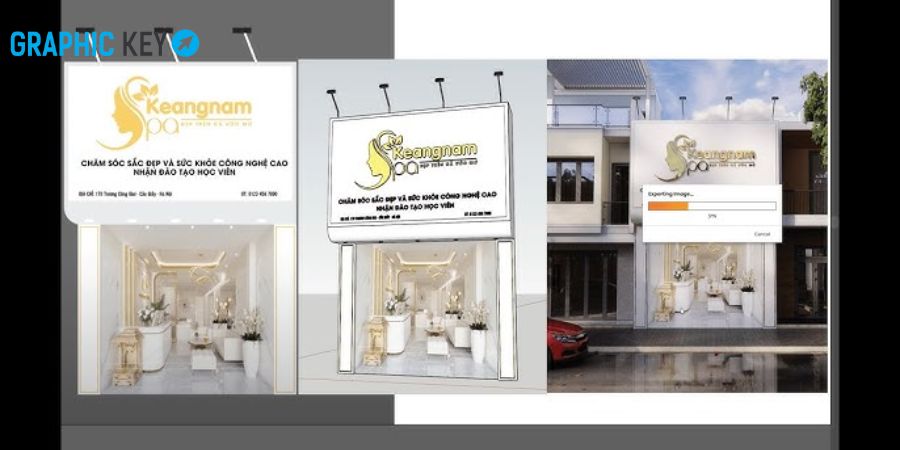 Khóa học sketchup 3D giúp biết dựng hình và cách gắn thiết kế vào không gian thực