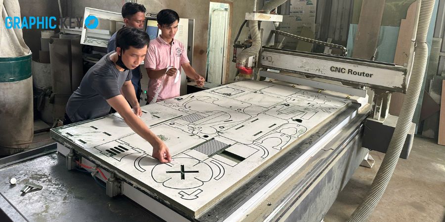 Thiết kế tủ áo hoàn chỉnh theo thực tế xưởng